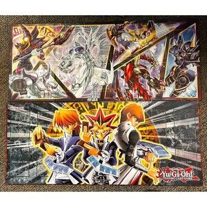 TCG Yu-Gi-Oh Double Sided Trading Game Card Boards Lof of 2 Konami
